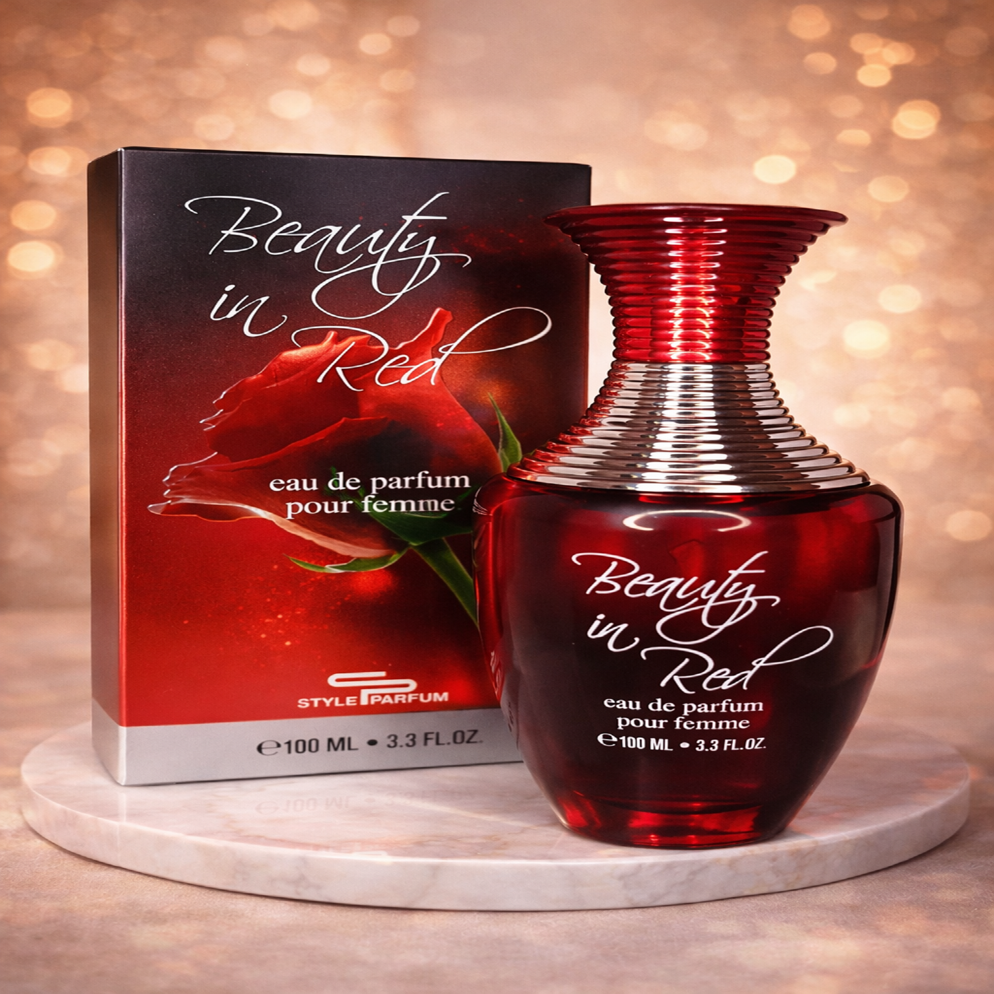 Beauty in Red – Floral & Elegant Women’s Long‑Lasting Perfume