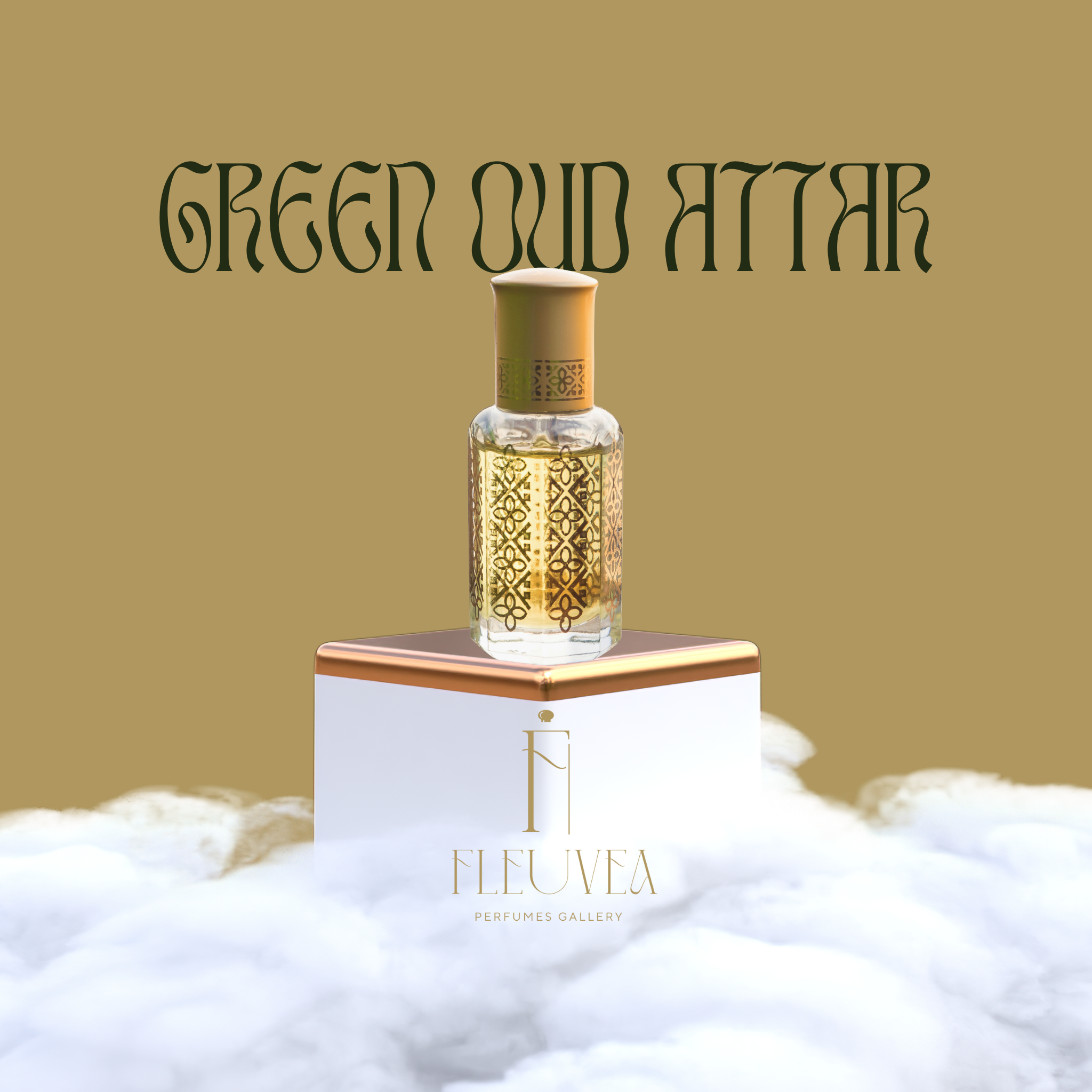 Green Oud Attar – A Fresh Woody Oud with Herbal Depth 6ml