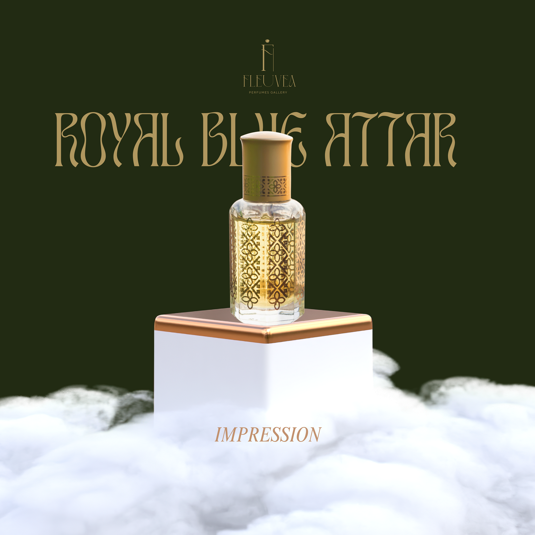 Royal Blue Attar – Fresh Aquatic Luxury Alcohol-Free Perfume Oil 6ml